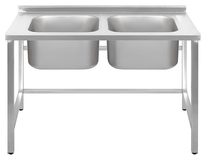 Ванна моечная Luxstahl ВМ2 12/7/8.5 (сталь 430-0,8)