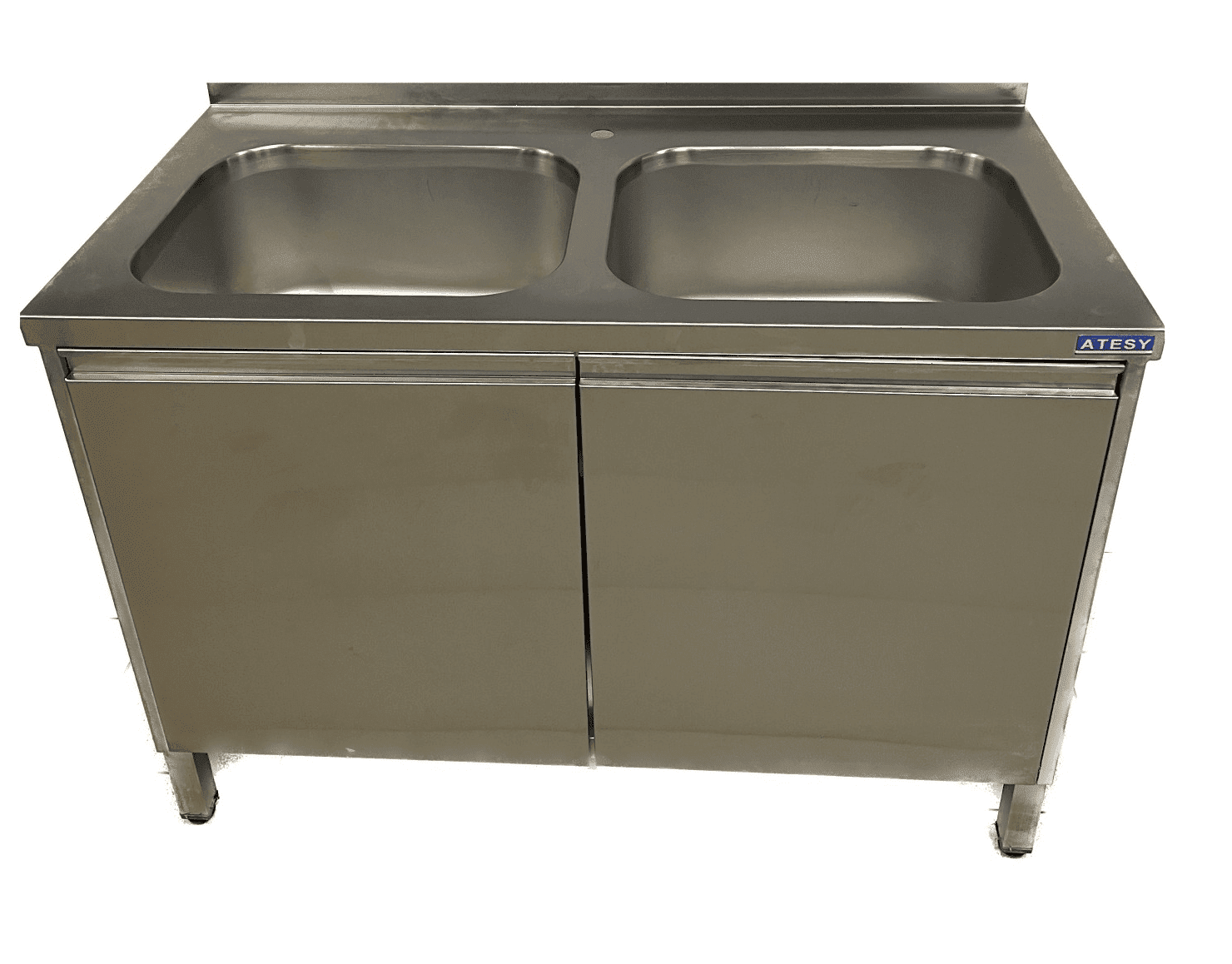 Стол с моечной ванной Atesy СТМ-С-2-1-1200.700-Р-О