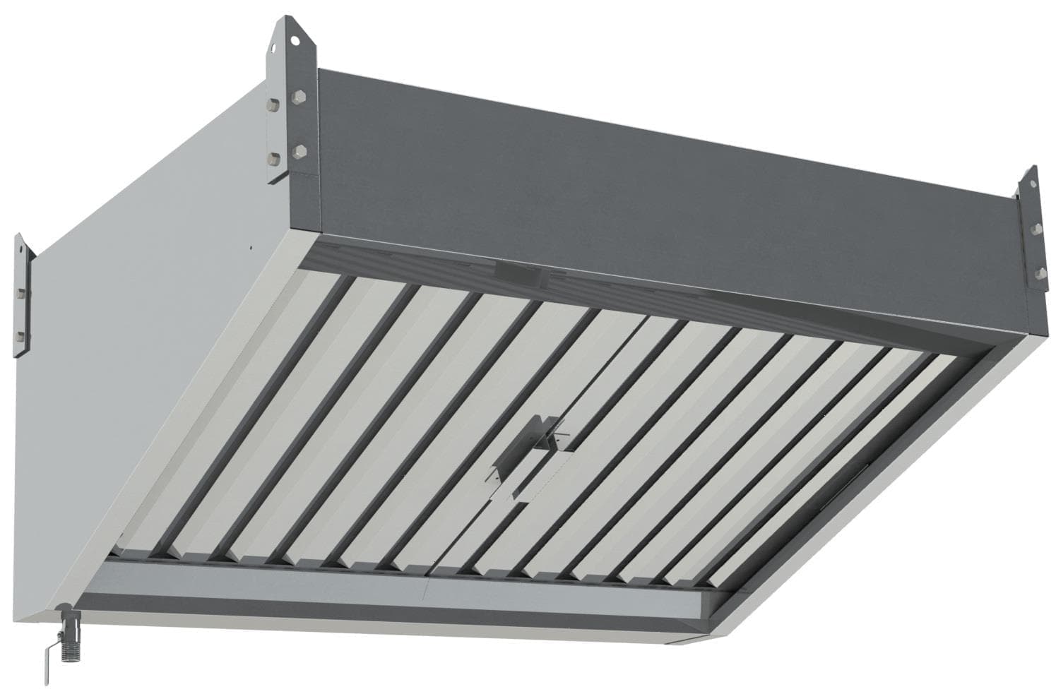 Зонт вытяжной пристенный Restoinox ЗВПУП-07/10 с подсветкой