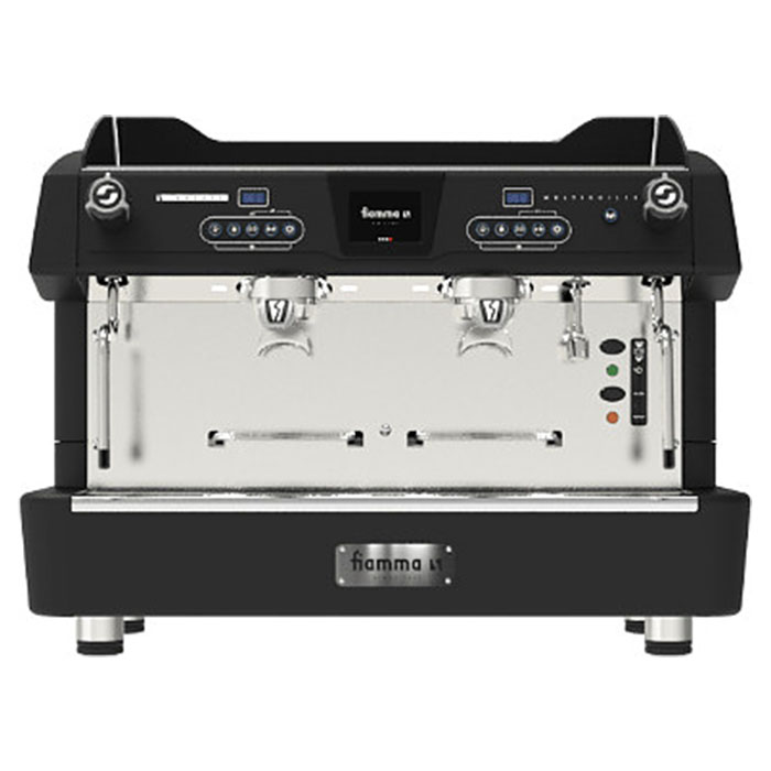 Кофемашина рожковая мультибойлерная Fiamma Compass 2 MB TC Black 2Gr автомат (2.0.007.0918)