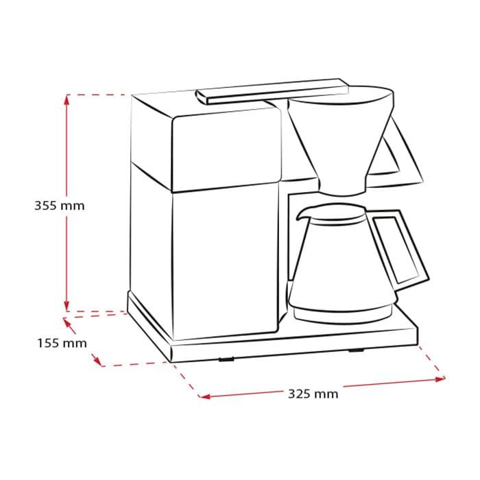 Кофеварка капельная Melitta Aroma Signature DeLuxe нержавеющая сталь