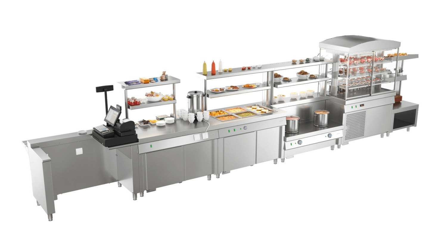 Витрина холодильная Atesy Ривьера ХВ-1500-02