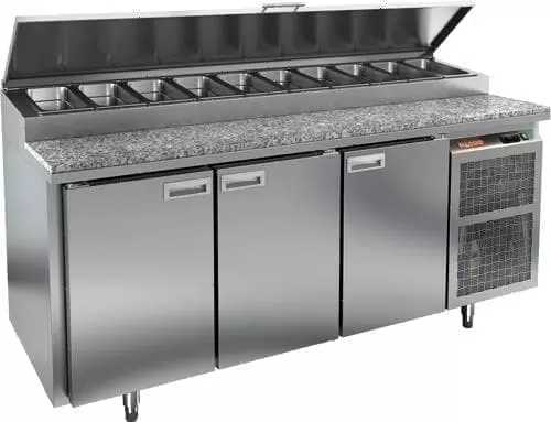 Стол холодильный (для пиццы) Hicold PZ1_111/GN камень