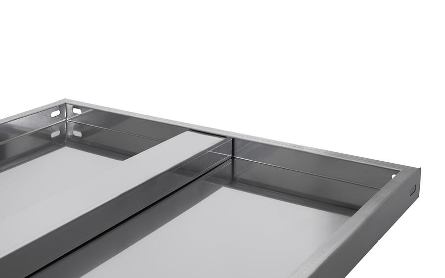 Стеллаж кухонный Luxstahl СР-1800х1700х500/4 нерж