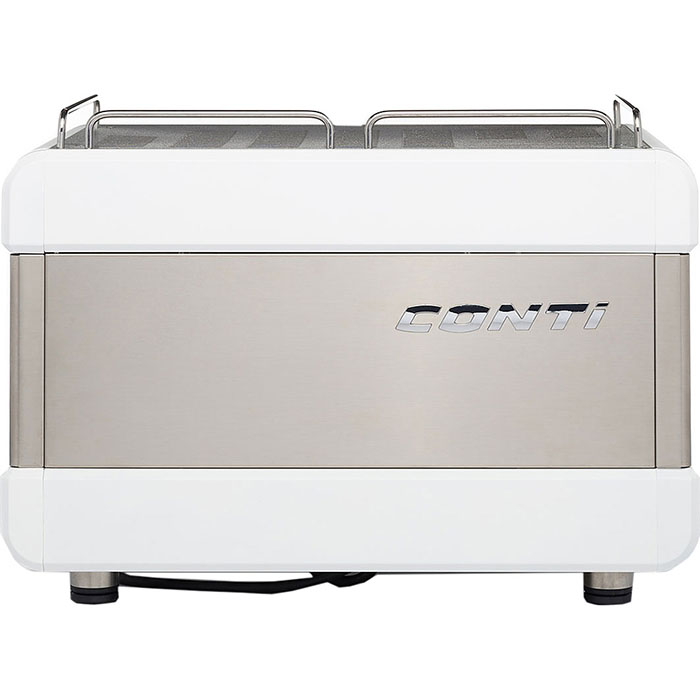 Кофемашина рожковая CONTI CC100 Standart 2Gr высокие группы, белая