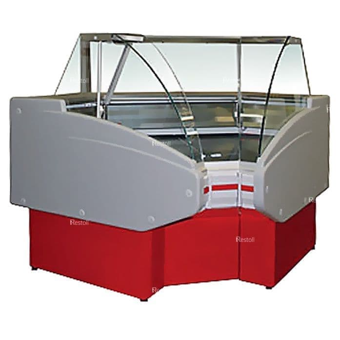 Витрина холодильная Golfstream Двина УВ 90 ВС, красная