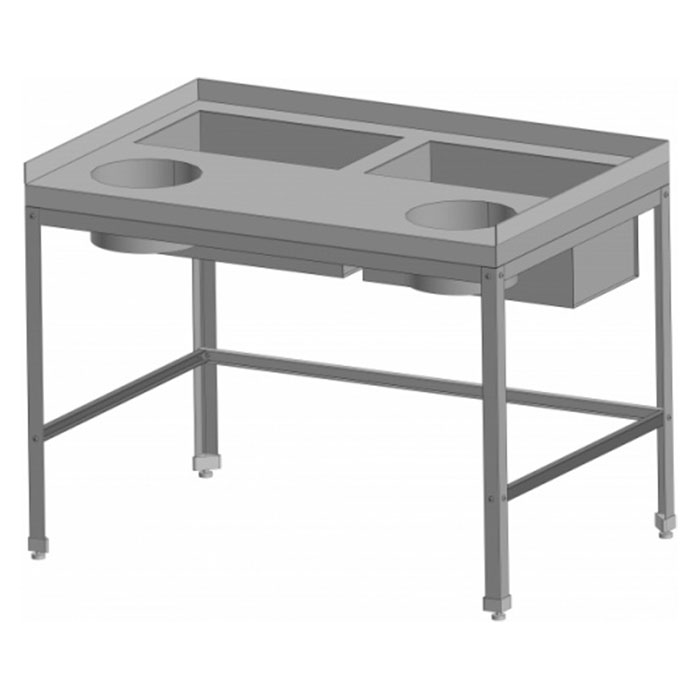 Стол для обработки корнеплодов и овощей Restoinox СДК-15/8