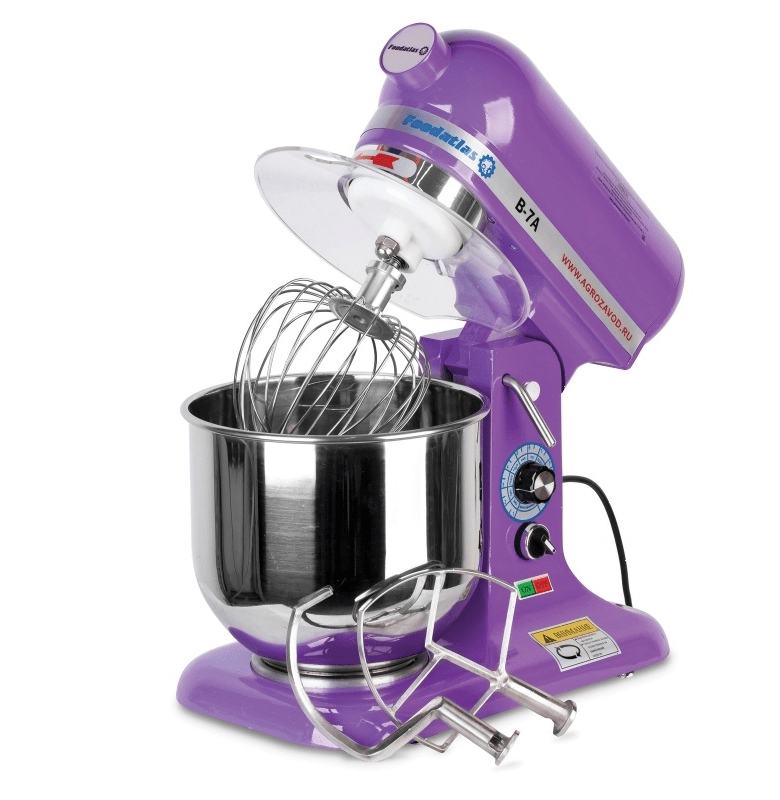 Миксер планетарный Foodatlas B-7A фиолетовый