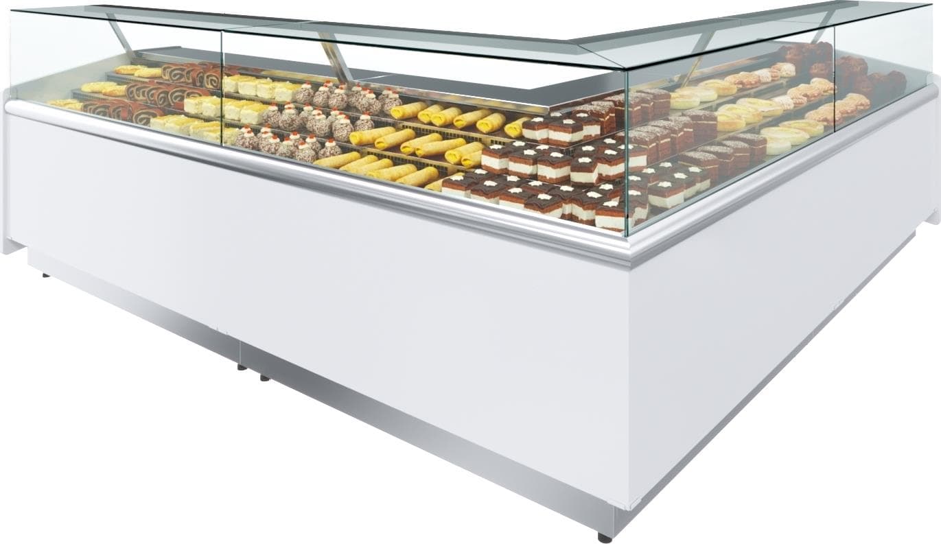 Витрина кондитерская Carboma KC82 SM 1,0-1 Тёмный дуб 1008