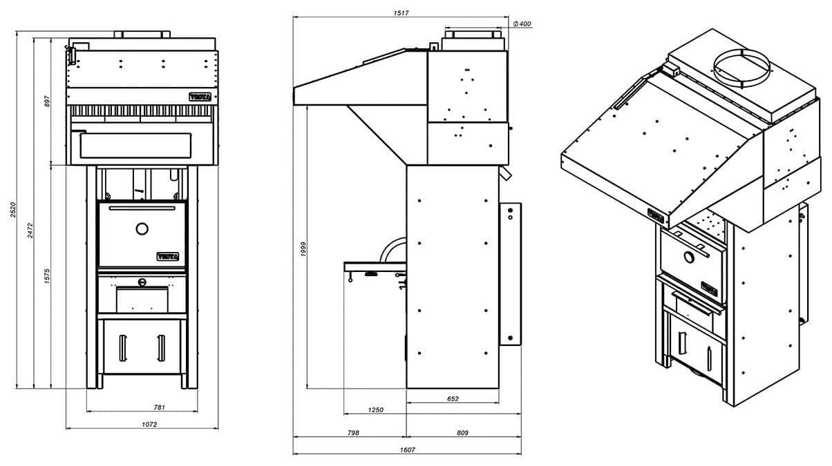 Печь-мангал Vesta 25