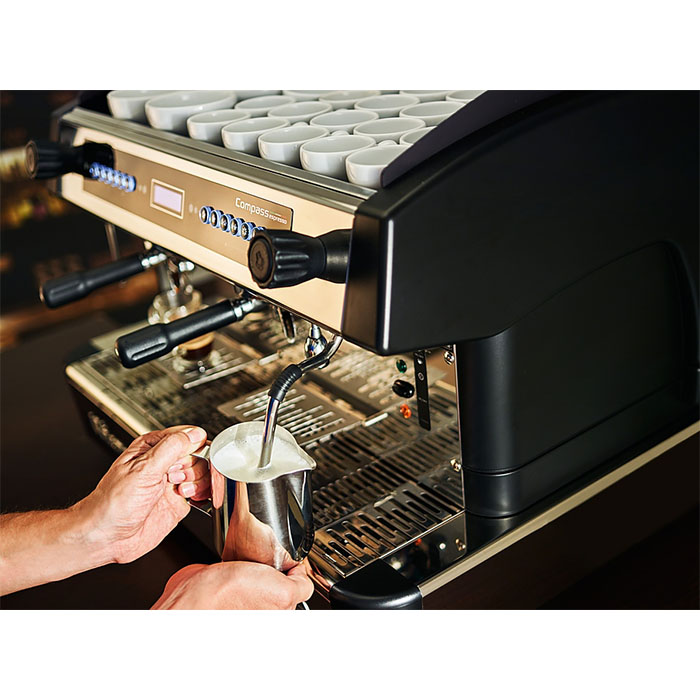 Кофемашина рожковая мультибойлерная Fiamma Compass 2 MB TC Black 2Gr автомат (2.0.007.0918)