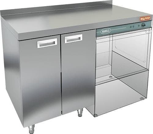 Стол под посудомоечную машину Hicold НБМСЗКП-12/6БП