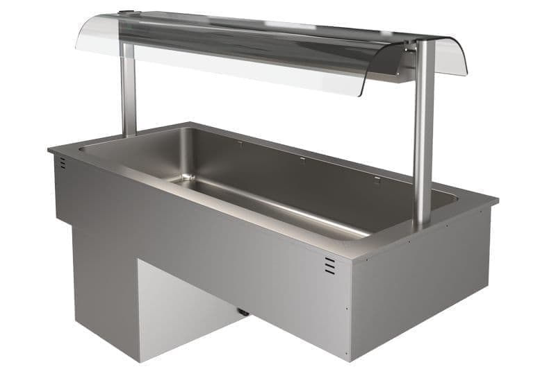 Встраиваемая охлаждаемая ванна Apach Chef Line LWRSI2НS