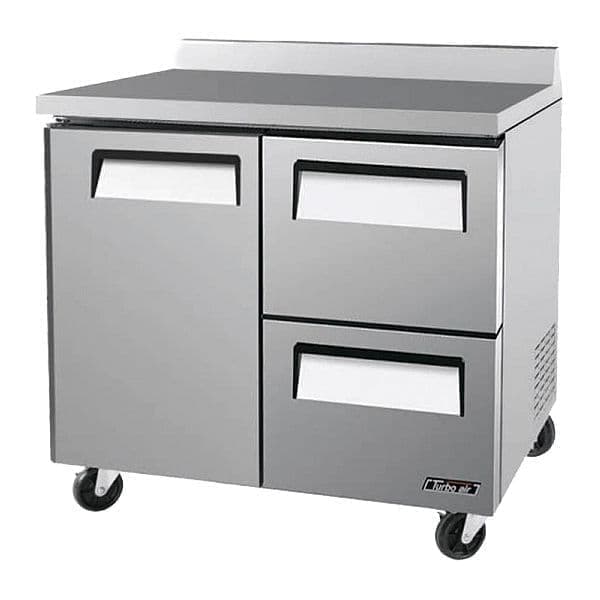 Стол холодильный Turbo Air CMWR-36-2D-2 с ящиками и бортом