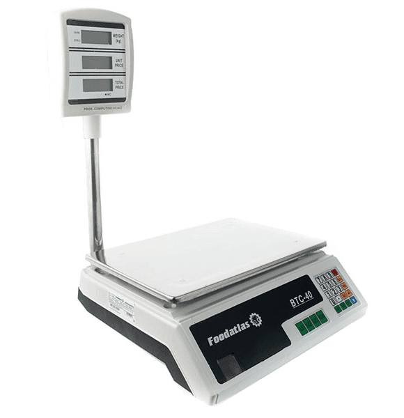Весы торговые Foodatlas ВТС-40 (40кг/2гр)