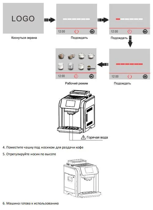 Кофемашина Hurakan HKN-ME717