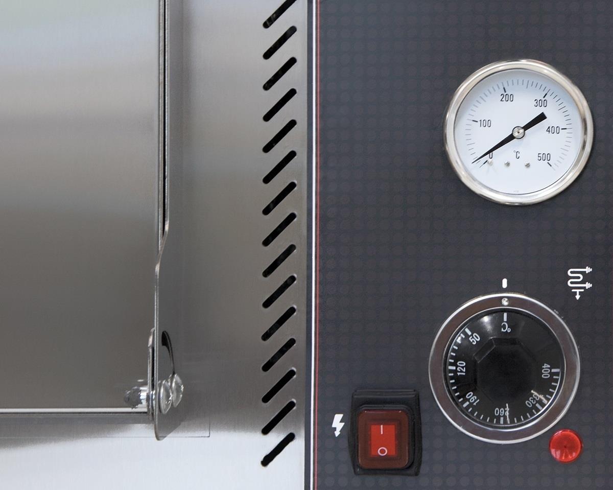 Печь для пиццы Luxstahl ПЭП-2 со стеклом