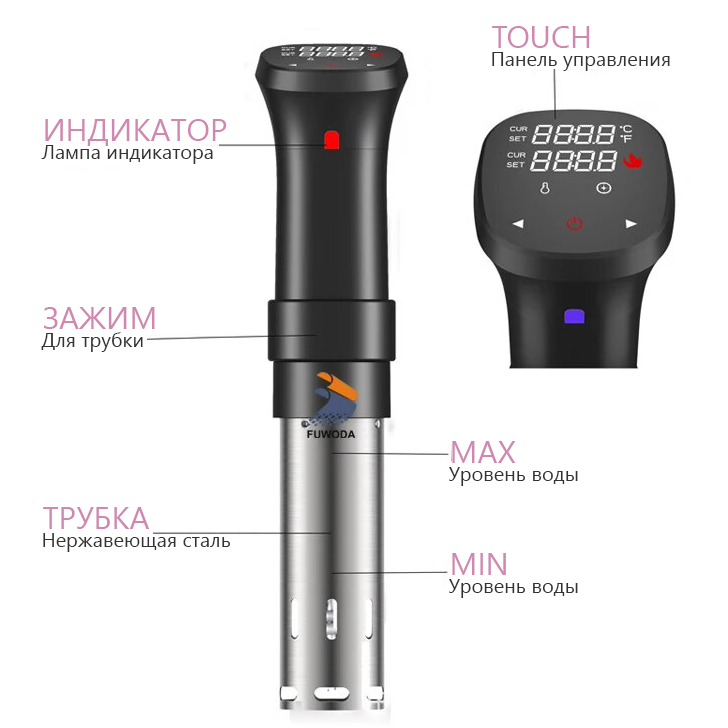 Термостат погружной для су вид CuisinAid CD-SV805