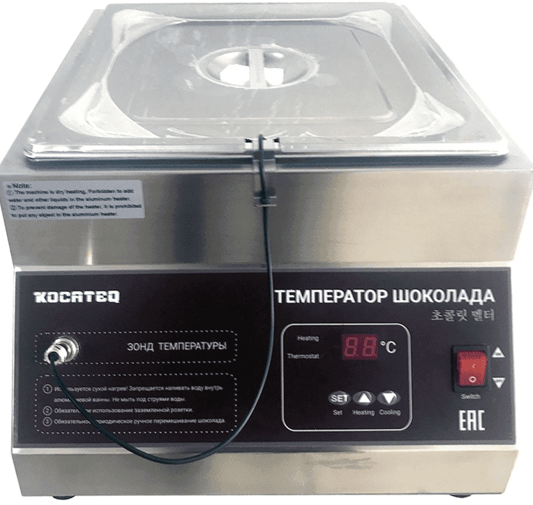 Аппарат для плавки шоколада Kocateq DHC meltingchoc pro