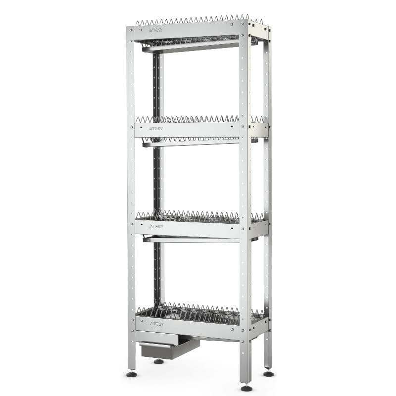 Стеллаж кухонный для тарелок Atesy СКТ-С-600-02-Н (СКТ-1/600)