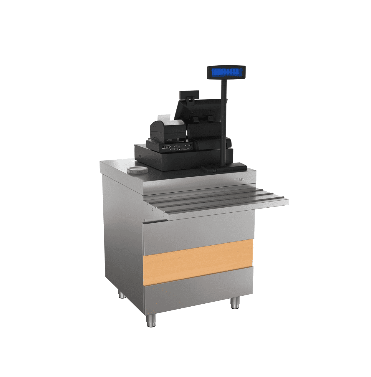 Прилавок кассовый Atesy Ривьера КСУ-700-02