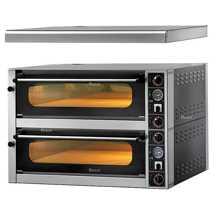 Печь для пиццы GAM MS 4+4 TOP с навесом