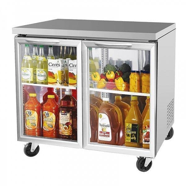 Стол холодильный Turbo Air CMUR-36G со стеклянными дверями