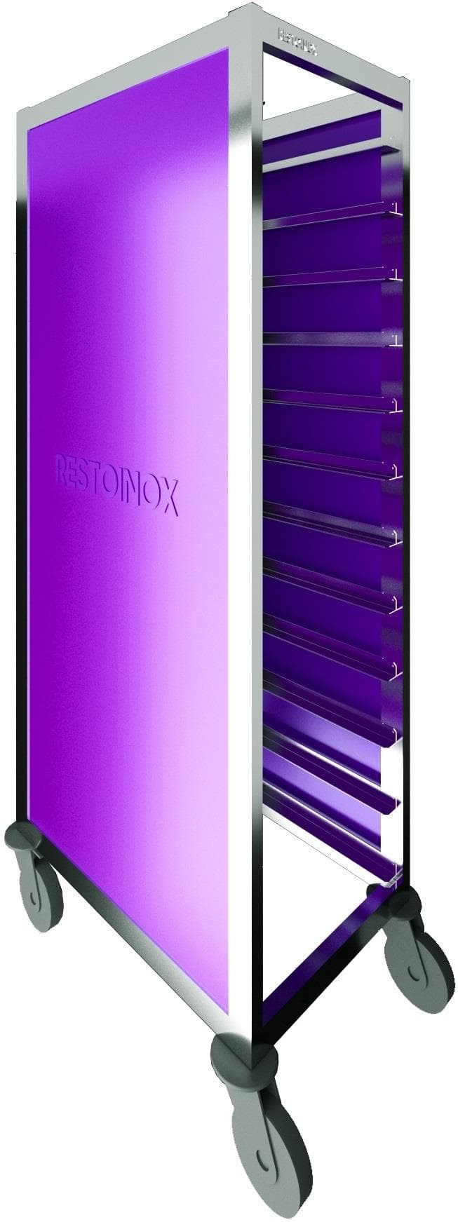 Тележка-шпилька под подносы Restoinox ТШCЗПП-12-40/20-304/325-360