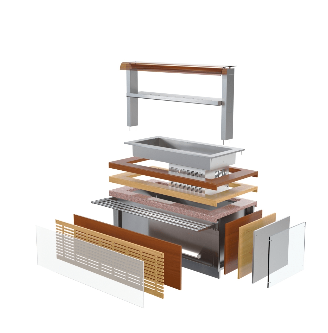 Стол охлаждаемый Atesy Регата ОС-1200-1540-02
