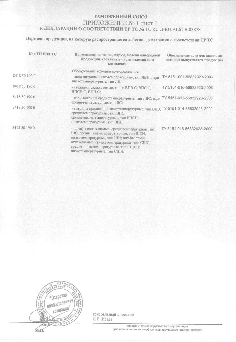 Шкаф морозильный Italfrost S1400 M (ШН 0,98-3,6)