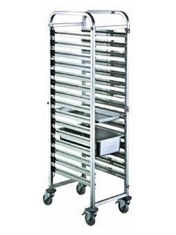 Тележка-шпилька CuisinAid CD-RT1115 15 уровней (380x550x1735) для гастроемкостей GN1/1