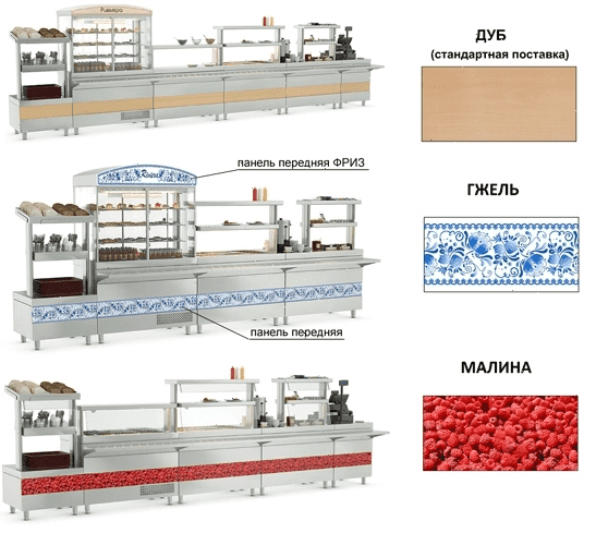 Передняя панель Atesy Ривьера (1200 мм) малина