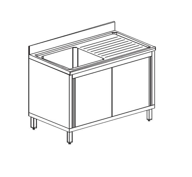 Ванна моечная Apach Chef Line LS137-55RWSD