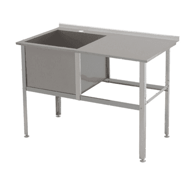 Стол с моечной ванной Atesy ВМС-1/430 с бортом Алента