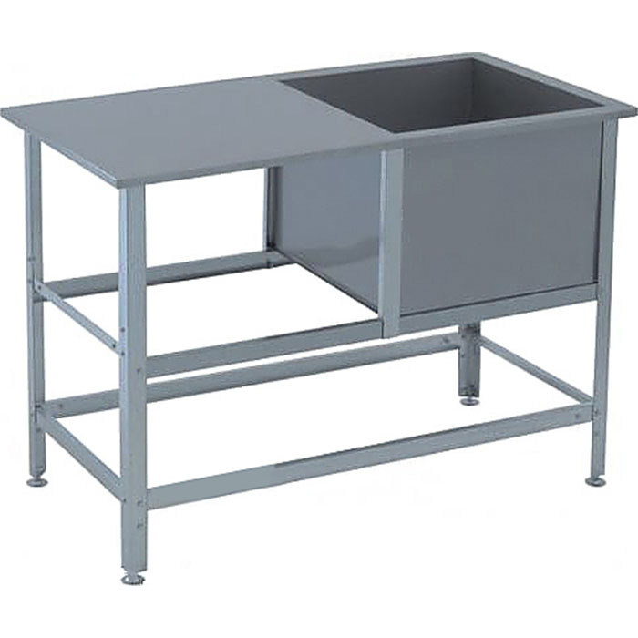 Стол с ванной моечной Gpsteel Стандарт ВМР-1 1000/530/850 С (ВМР-1/430)
