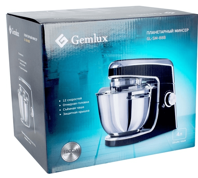 Миксер планетарный Gemlux GL-SM-88B