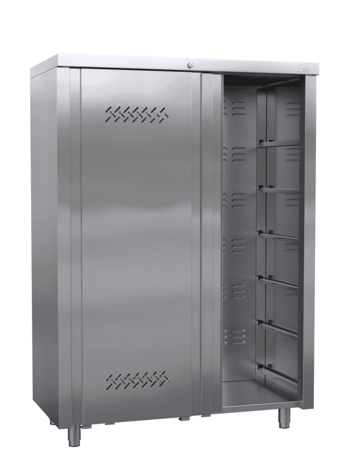 Шкаф кухонный для хлеба Atesy ШЗХ-С-950.600-02-К (без полок)