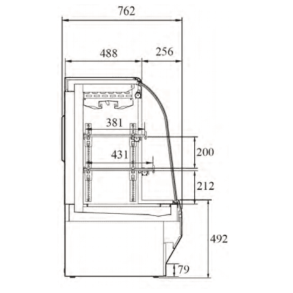 Горка холодильная Turbo Air TCDD-48L