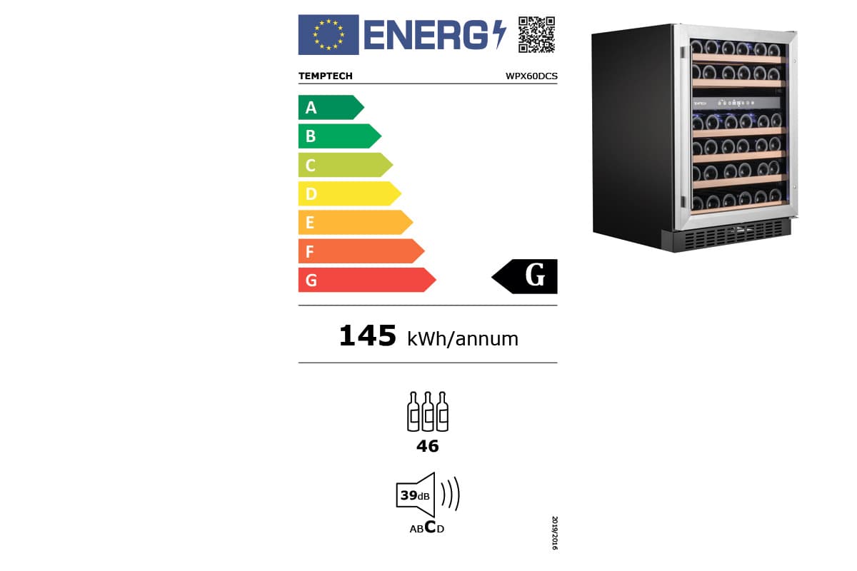 Шкаф винный Temptech WPX60DCS