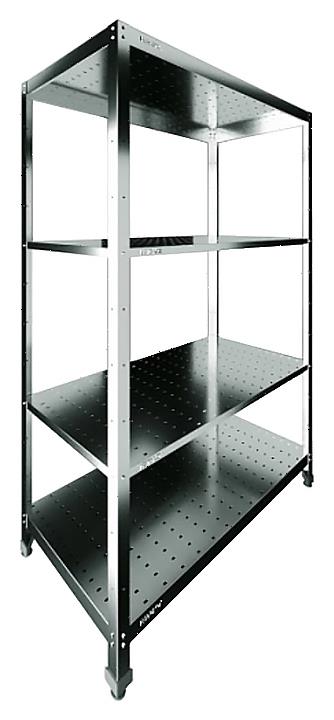 Стеллаж производственный перфорированный Restoinox СТПП-19/6-ЭЦ