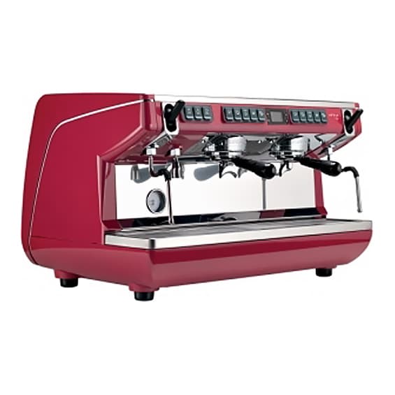 Кофемашина рожковая Nuova Simonelli Appia Life XT 2Gr V высокие группы, красная