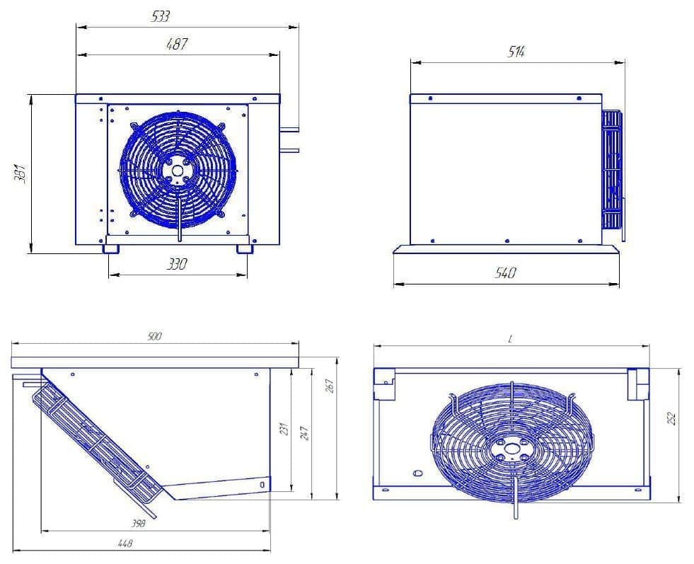 Сплит-система низкотемпературная Intercold LCM 109