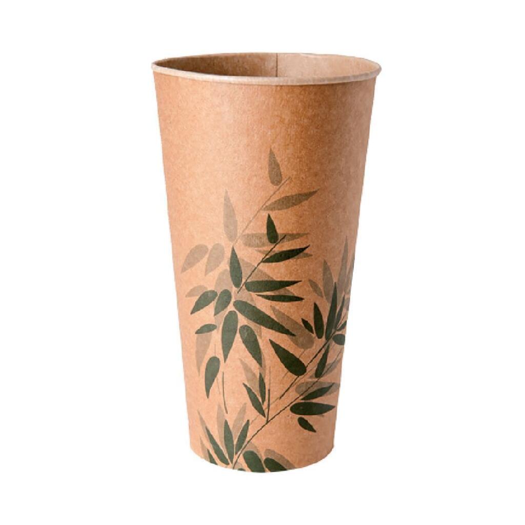 Стакан Feel Green для холодных напитков, 660 мл, 9х17 см, картон, 50 шт Garcia De Pou | 153.88