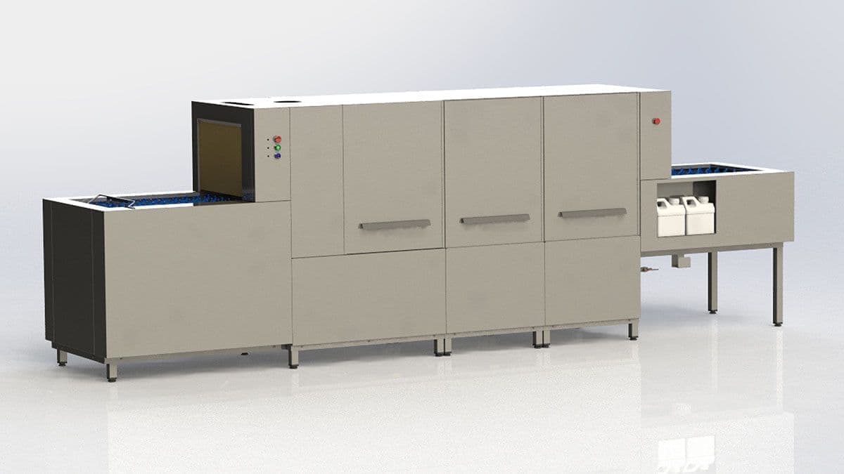 Туннельная посудомоечная машина Гродторгмаш МПС-1600-ПР