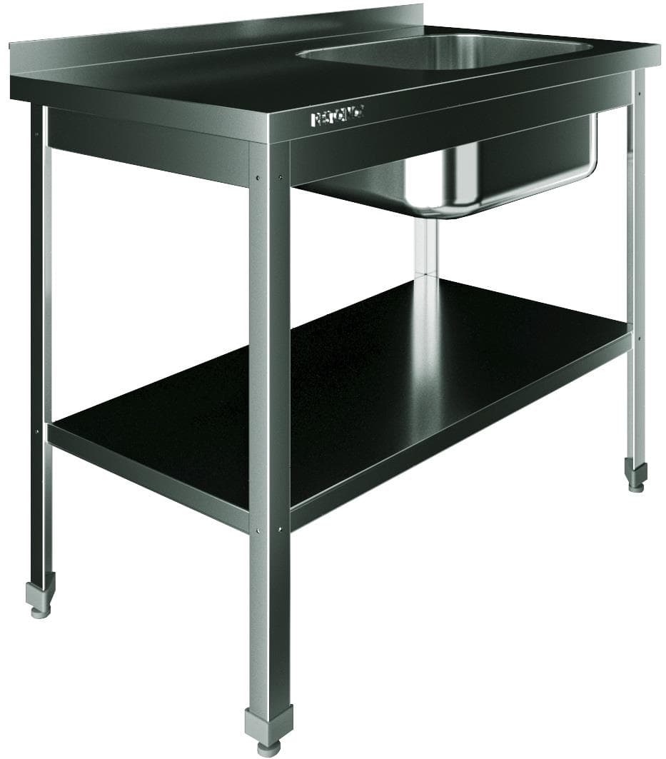 Стол с моечной ванной Restoinox ВМЦР/1-11/7-БПП-ЭН