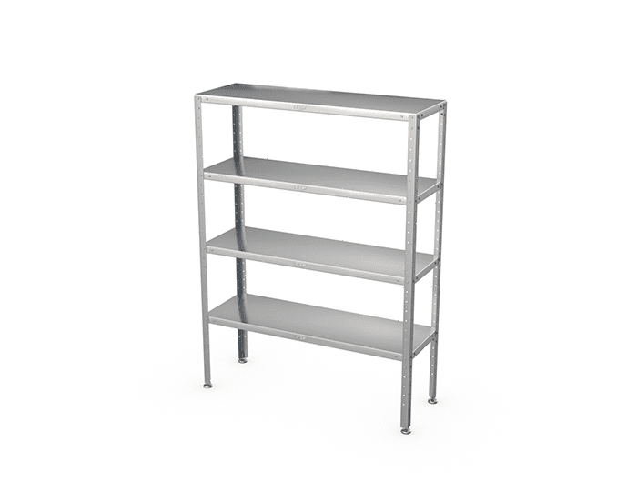 Стеллаж кухонный Atesy СТК-С-1500.400.1800-02-Н (СТКН-1500/400/1800)