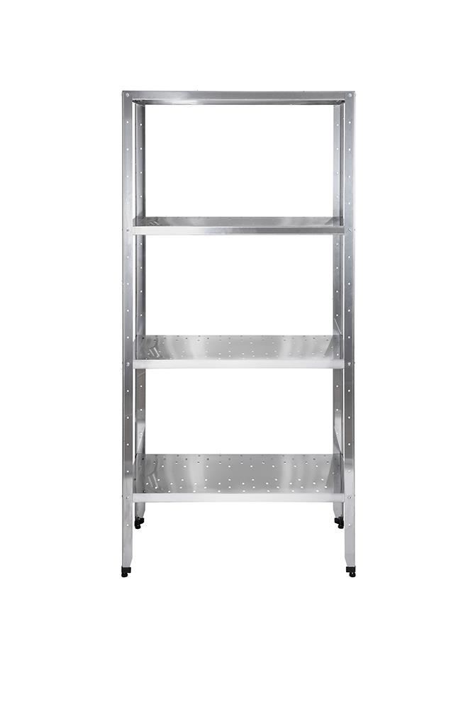 Стеллаж кухонный Luxstahl СРП-1800х600х400 перфорированные полки
