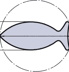 Барабан формующий La Minerva 100*55*20 мм, рыбка