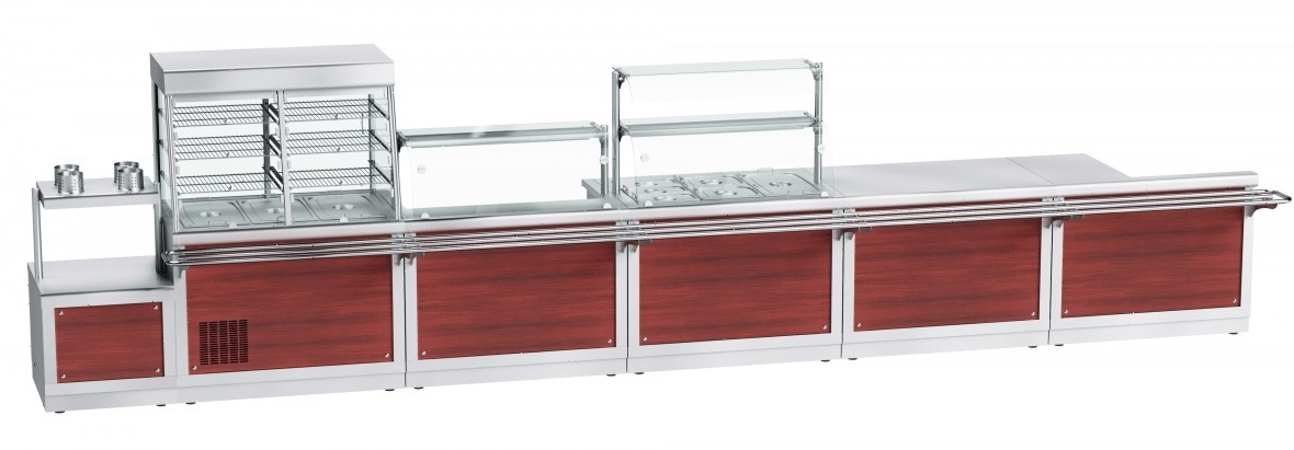 Прилавок для столовых приборов Abat ПСПХ-70Х (21000001852)