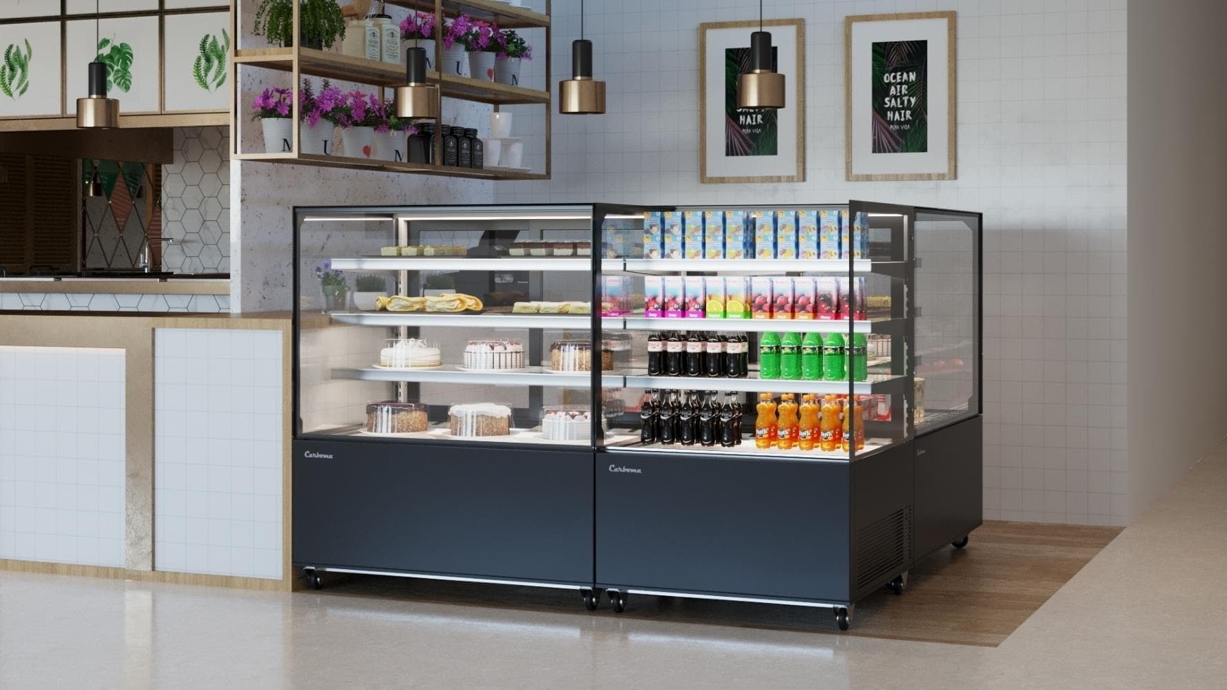 Витрина кондитерская Carboma KC84-130 VV 1,5-1 9005